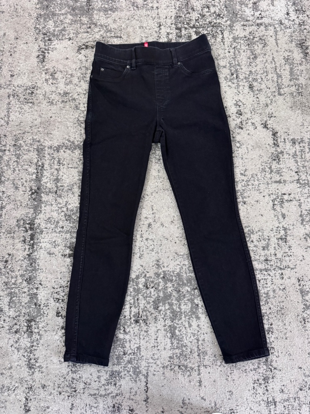 SPANX Women's Black High-Rise Slimming Skinny Jeans